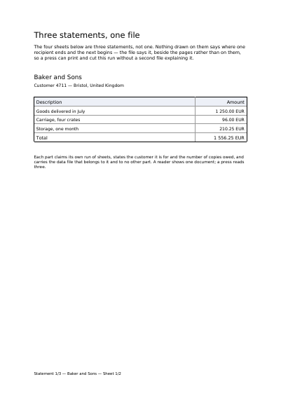 First page of Three statements in one file