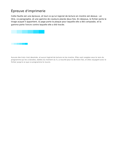 Les notes qu'un programme se laisse, première page