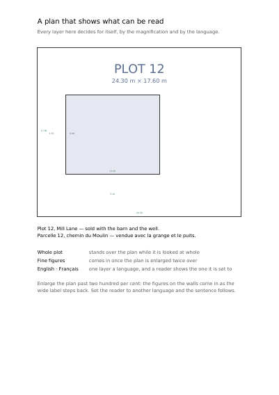 First page of A plan that shows what can be read