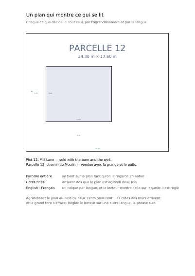 Première page de Un plan qui montre ce qui se lit